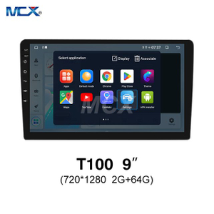 MCX T100 9 pulgadas 720*1280 2G+64G Radio de coche con pantalla táctil y productor de Bluetooth