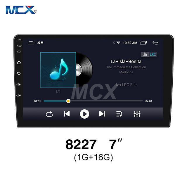 MCX 8227 7 pulgadas 1+16G Android Touch Car Media Player Exportador