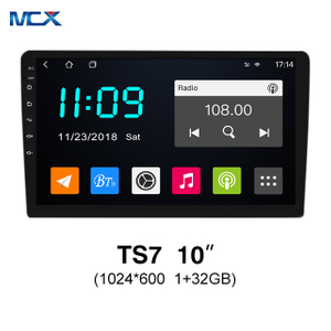 MCX TS7 Radio con pantalla táctil de 10 pulgadas 1024 * 600 1 + 32 GB con productores de GPS
