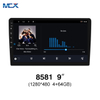 MCX N81 9 pulgadas 8581 4g+64g 1280*480 Navegación Gps Android Doble Din Car Radio fabricantes