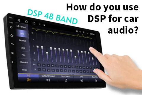 ¿Cómo se utiliza DSP para el audio del automóvil?