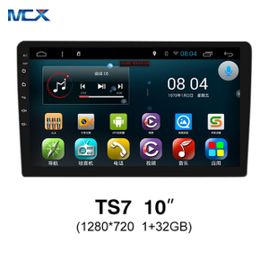 MCX TS7 10 pulgadas 1280*720 1+32GB Mirror Link Car Audio Sistema de pantalla Empresas