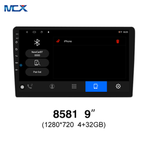 MCX N81 9 pulgadas 8581 4g + 32g 1280*720 8 Core Mirror Link Universal Car Android Player Fábricas