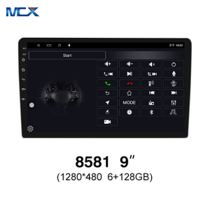 MCX N81 9 pulgadas 8581 6g+128g 1280*480 Gps WiFi pantalla táctil estéreo para coche al por mayor