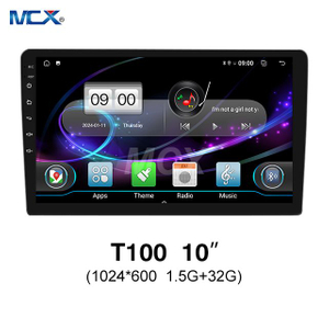 Unidad principal estéreo MCX T100 10 ' 1024*600 1.5G+32G Android Fábricas